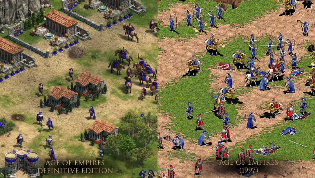 Age Of Empires Comparativa